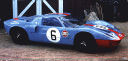 [thumbnail of Ford GT40 Wyer's Gulf Oil racer sv=KRM.jpg]